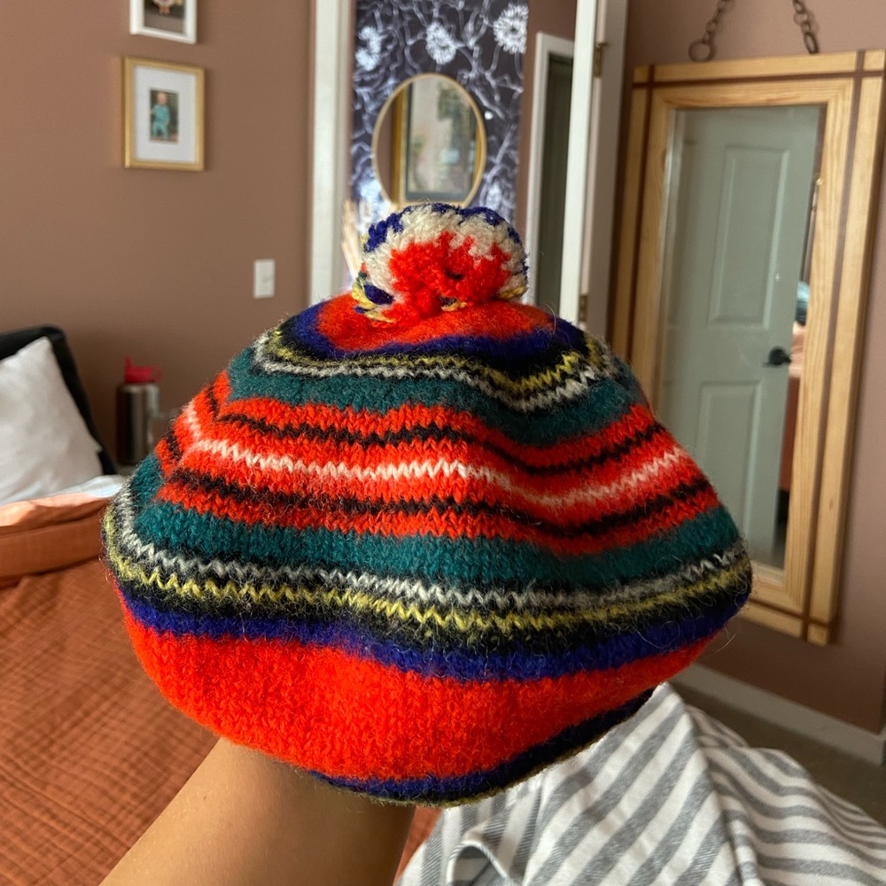 Handmade wool Swedish beret